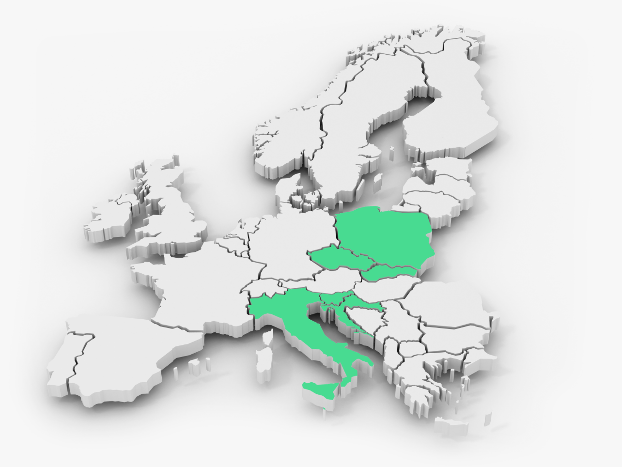 Mapa - Česko jí však brzy začalo být malé